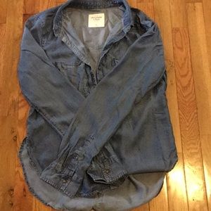 Denim shirt long sleeve